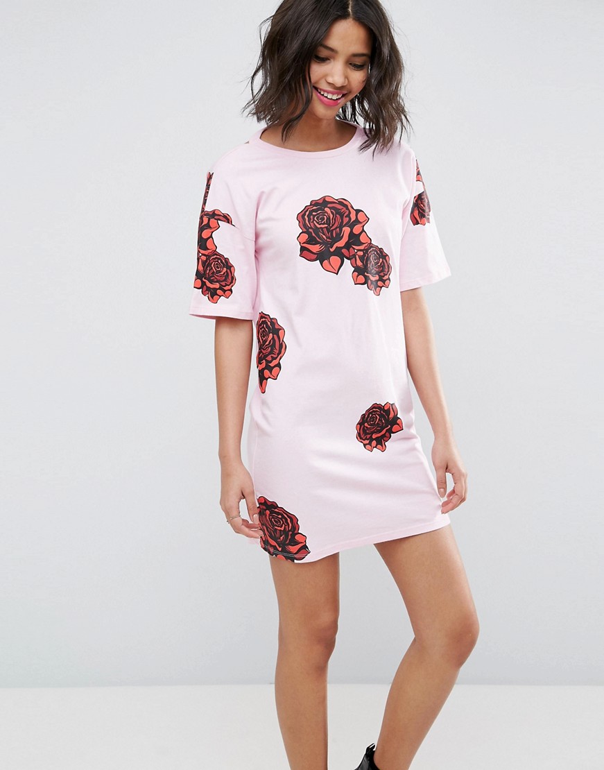Rozowa-sukienka-casual-w-roze-print-L-40-2 Rozowa-sukienka-casual-w-roze-print-L-40