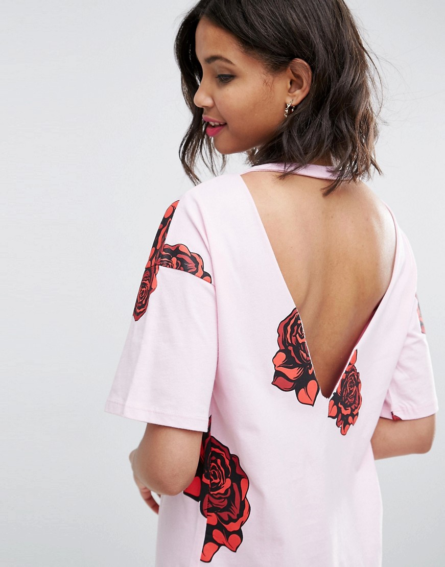 Rozowa-sukienka-casual-w-roze-print-L-40-3 Rozowa-sukienka-casual-w-roze-print-L-40