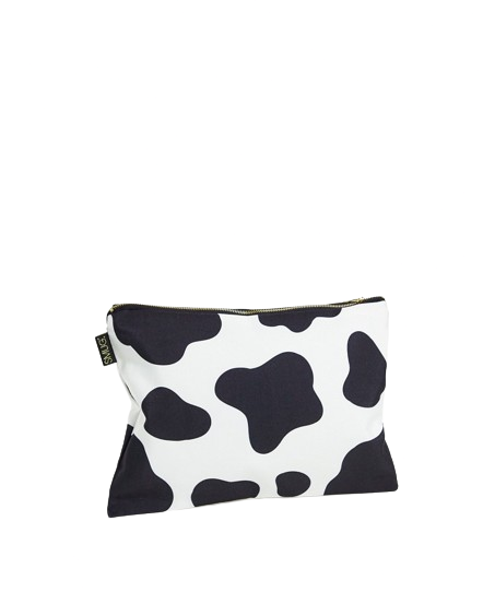 SMUG kosmetyczka w krowie łaty one size defekt