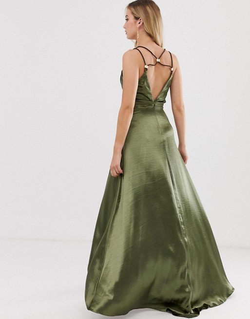 Satynowa-sukienka-khaki-na-ramiaczkach-46-1 Satynowa-sukienka-khaki-na-ramiaczkach-46