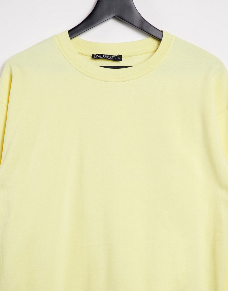 Saw-It-First-damska-zolta-bluza-dresowa-S-2 Saw-It-First-damska-zolta-bluza-dresowa-S