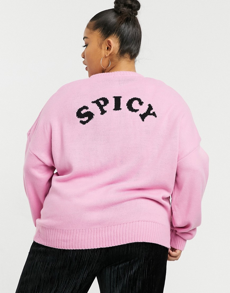 Skinnydip-Curve-–-Sweter-o-luznym-kroju-z-napisem-„Spicy-i-nadrukiem-papryczki-50-1 Skinnydip-Curve-–-Sweter-o-luznym-kroju-z-napisem-„Spicy”-i-nadrukiem-papryczki-50