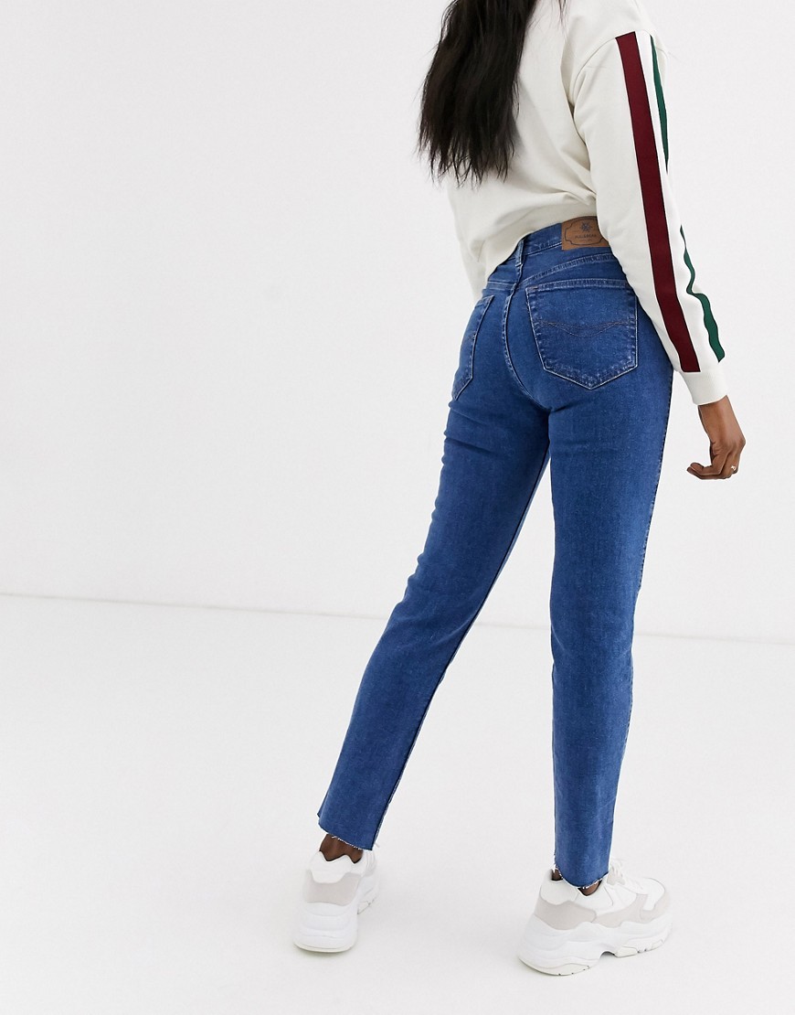 Spodnie-jeansowe-typu-mom-elastyczne-dopasowane-S-36