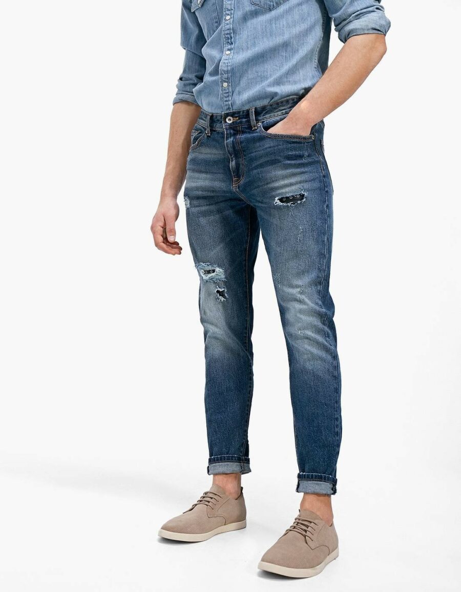 Spodnie-jeansy-skinny-fit-niebieskie-W32-L32