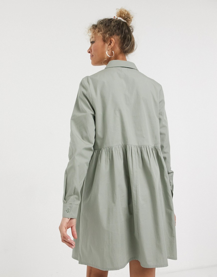 Sukienka-koszulowa-mini-szmizjerka-dlugi-rekaw-khaki-36-1 Sukienka-koszulowa-mini-szmizjerka-dlugi-rekaw-khaki-36