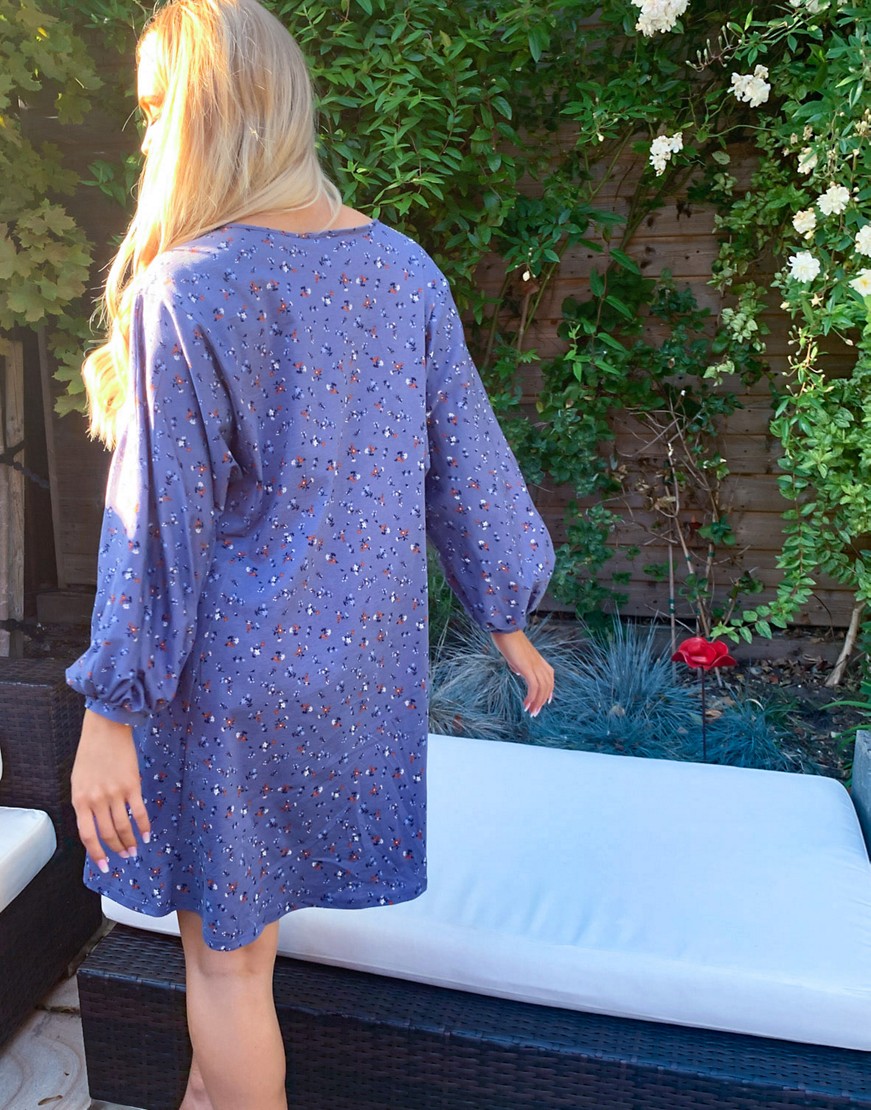 Sukienka-niebieska-w-kwiatki-mini-44-1 Sukienka-niebieska-w-kwiatki-mini-44