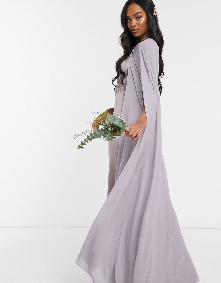 TFNC-szara-szyfonowa-pelerynka-maxi-1 TFNC-szara-szyfonowa-pelerynka-maxi