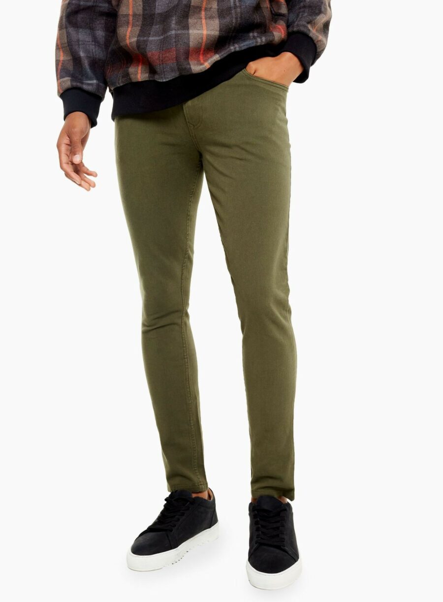 TOPMAN-spodnie-jeansowe-meskie-dopasowane-defekt-W30-L30