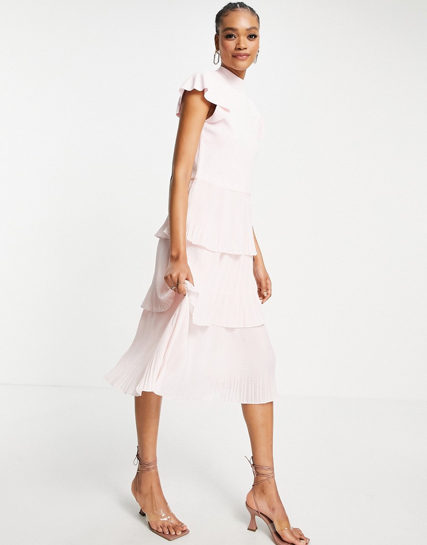 Ted-Baker-–-Berlina-–-Rozowa-sukienka-midi-z-falbankami-3 Ted-Baker-–-Berlina-–-Rozowa-sukienka-midi-z-falbankami