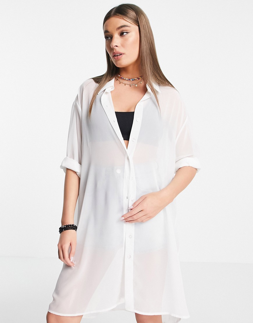 Threadbare-biala-plazowa-sukienka-koszulowa-M-2 Threadbare-biala-plazowa-sukienka-koszulowa-M