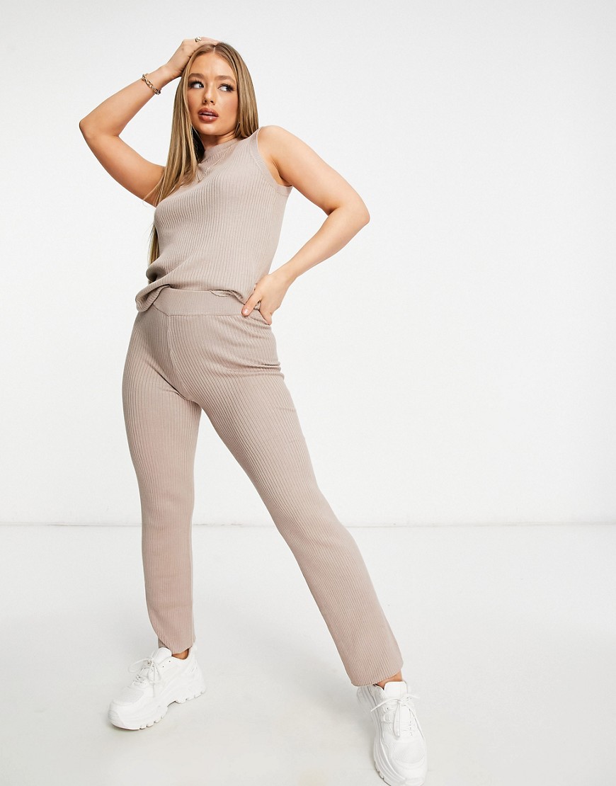 Threadbare-brazowy-dzianinowy-zestaw-kamizelka-spodnie-wide-leg-prazkowane-L-3 Threadbare-brazowy-dzianinowy-zestaw-kamizelka-spodnie-wide-leg-prazkowane-L