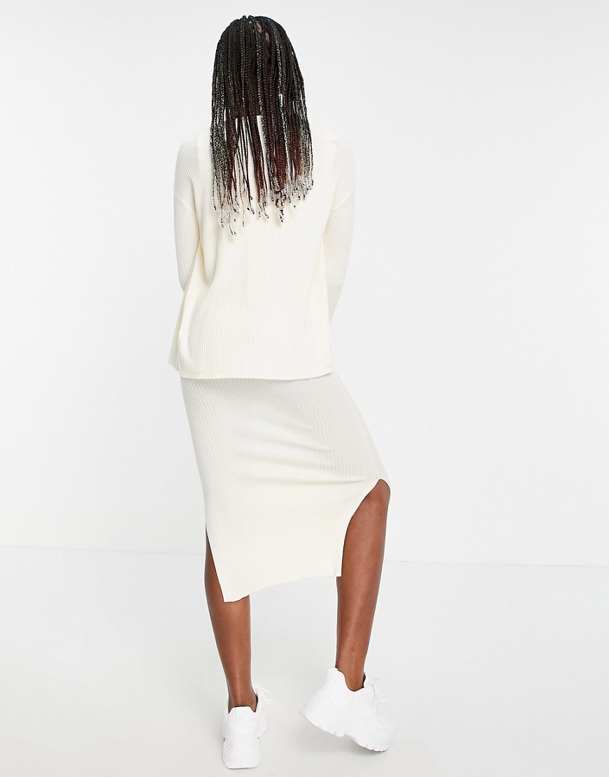 Threadbare-kremowa-dopasowana-sukienka-midi-S-1 Threadbare-kremowa-dopasowana-sukienka-midi-S