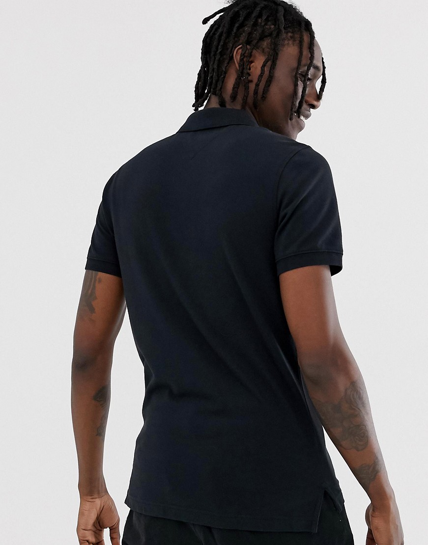 Tommy-Jeans-Czarna-pikowana-koszulka-polo-defekt-L-1 Tommy-Jeans--Czarna-pikowana-koszulka-polo-defekt-L