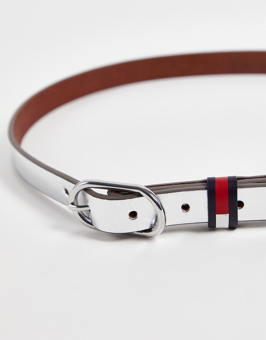 Tommy-Jeans-pasek-w-kolorze-srebrnym-80cm-3 Tommy-Jeans-pasek-w-kolorze-srebrnym-80cm