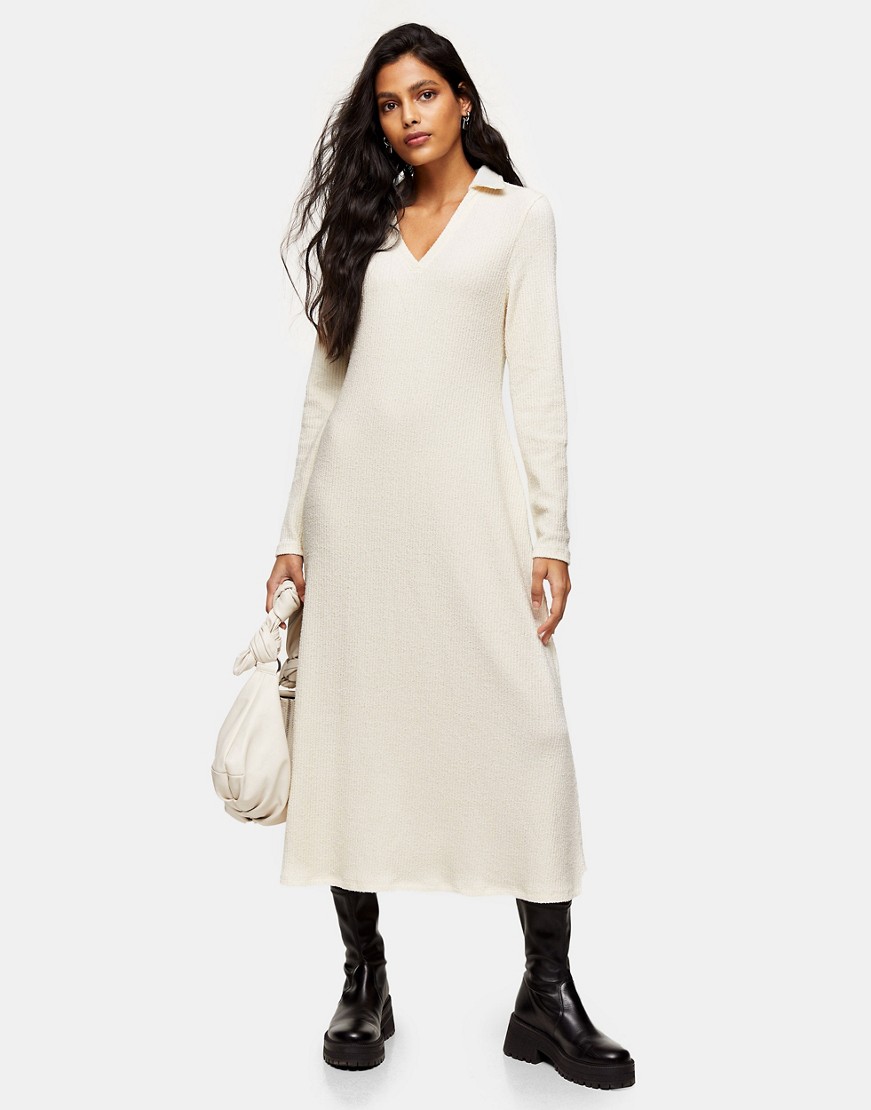TopShop dzianinowa sukienka midi kremowa defekt 40 TopShop-dzianinowa-sukienka-midi-kremowa-40