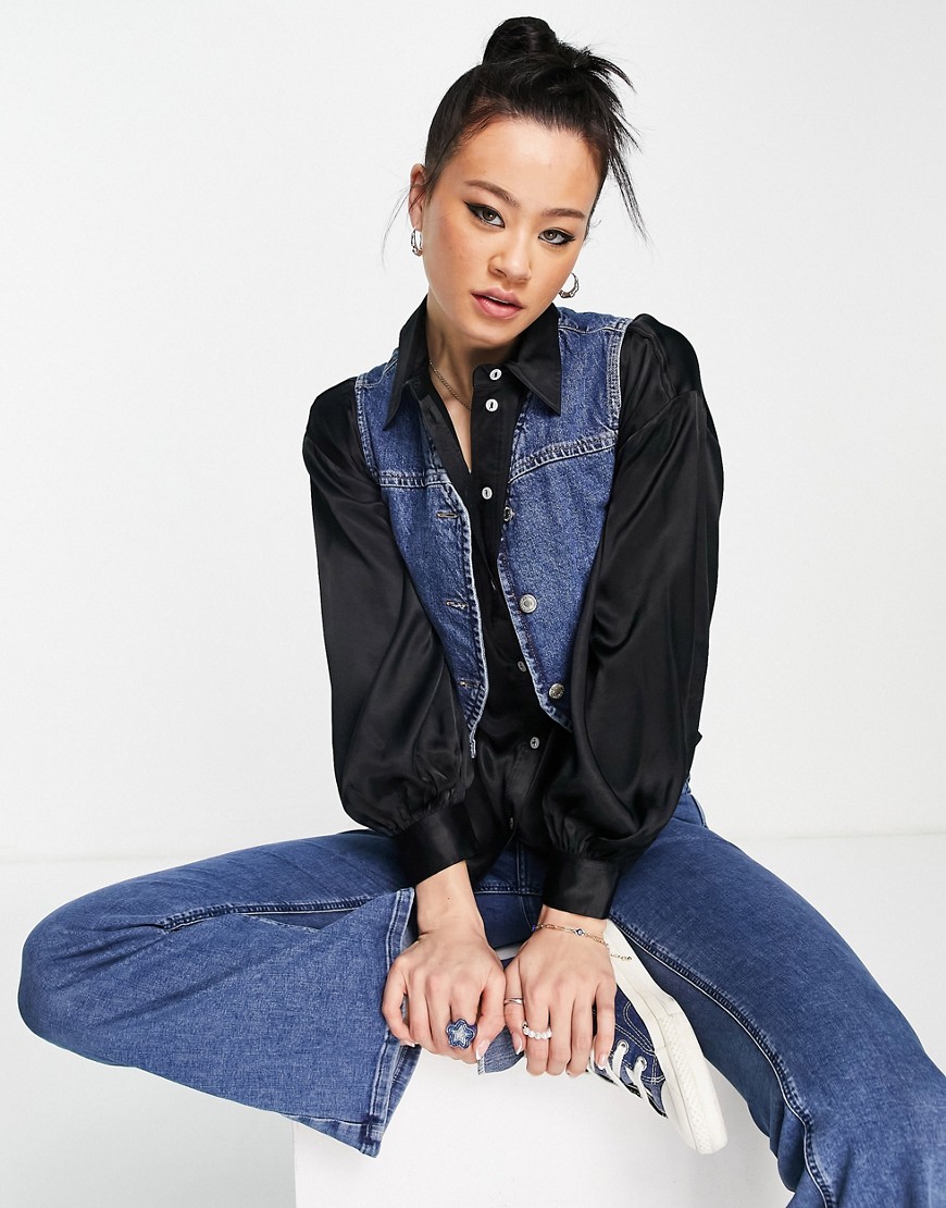 Topshop-Czarna-satynowa-koszula-damska-defekt-44-2 Topshop-Czarna-satynowa-koszula-damska-defekt-44