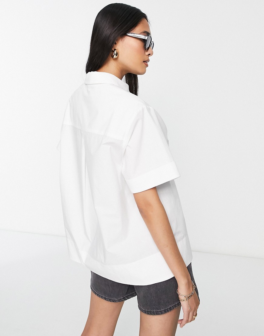 Topshop-biala-koszula-o-pudelkowym-kroju-z-krotkimi-rekawami-M-1 Topshop-biala-koszula-o-pudelkowym-kroju-z-krotkimi-rekawami-M