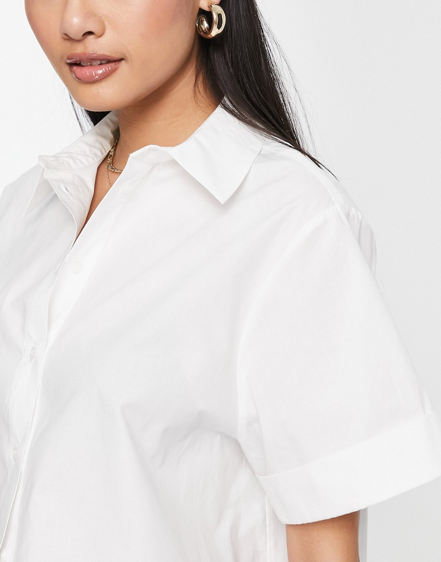 Topshop-biala-koszula-o-pudelkowym-kroju-z-krotkimi-rekawami-M-2 Topshop-biala-koszula-o-pudelkowym-kroju-z-krotkimi-rekawami-M