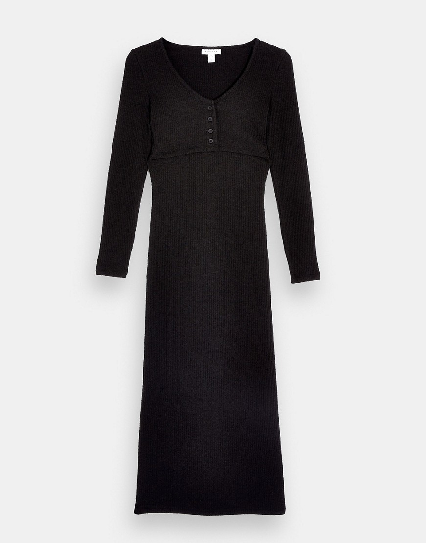 Topshop-czarna-prazkowana-sukienka-midi-z-kardiganem-XL-3 Topshop-czarna-prazkowana-sukienka-midi-z-kardiganem-XL