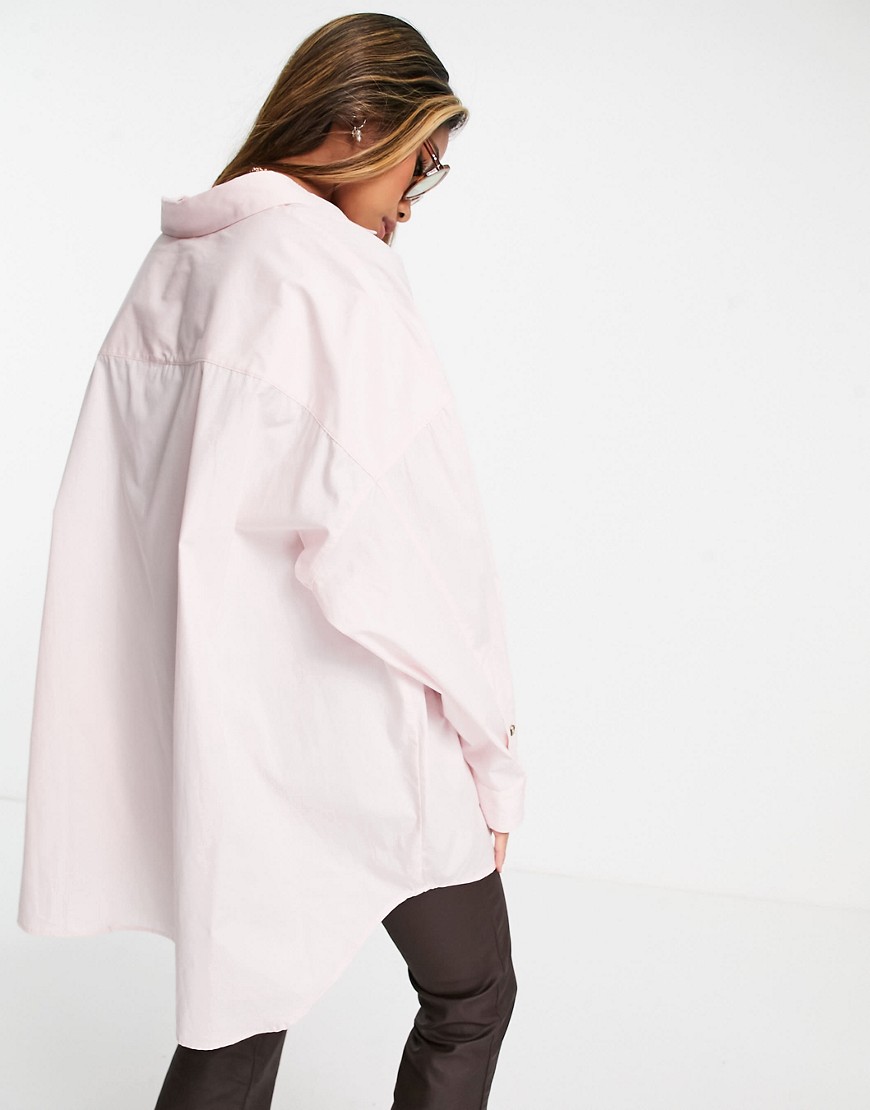 Topshop-damska-rozowa-koszula-oversize-S-1 Topshop-damska-rozowa-koszula-oversize-S