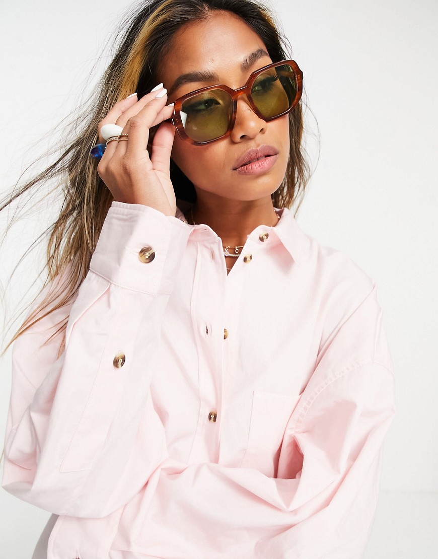 Topshop-damska-rozowa-koszula-oversize-S-2 Topshop-damska-rozowa-koszula-oversize-S