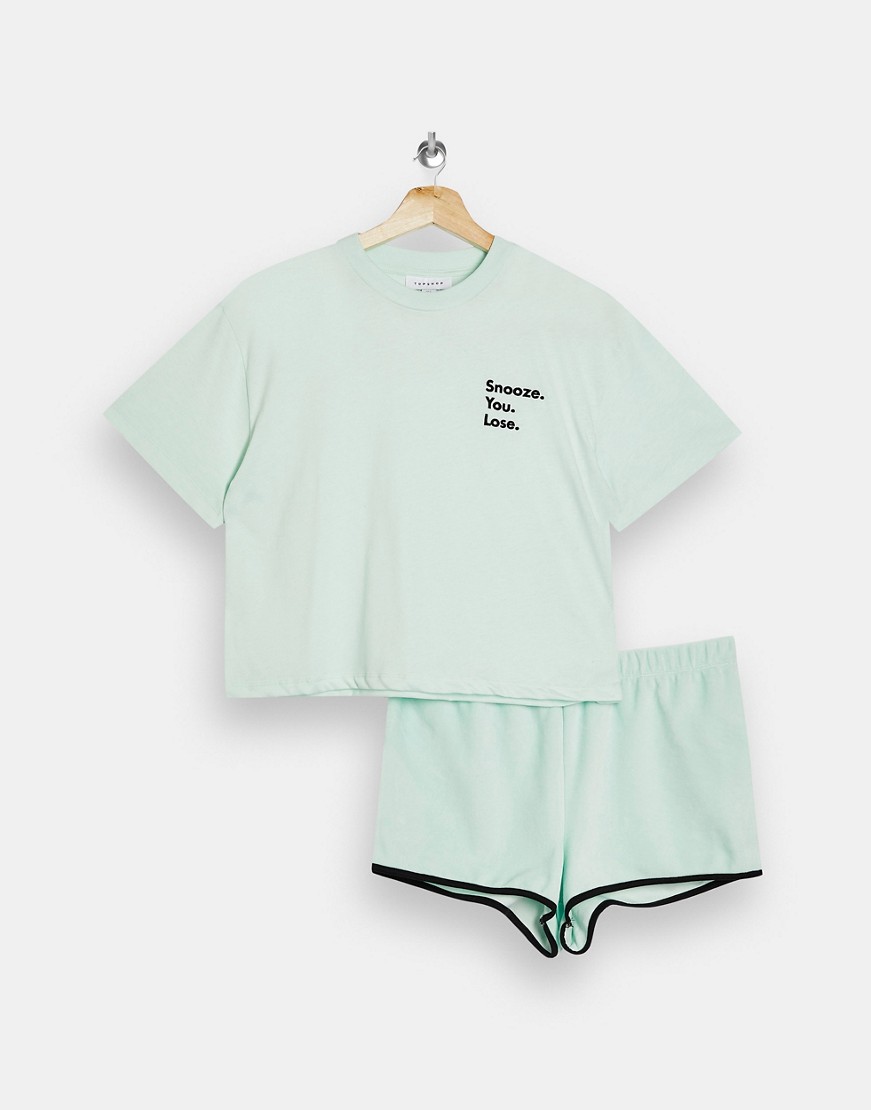 Topshop-damska-welurowa-pizama-zielona-S-2 Topshop-damska-welurowa-pizama-zielona-S