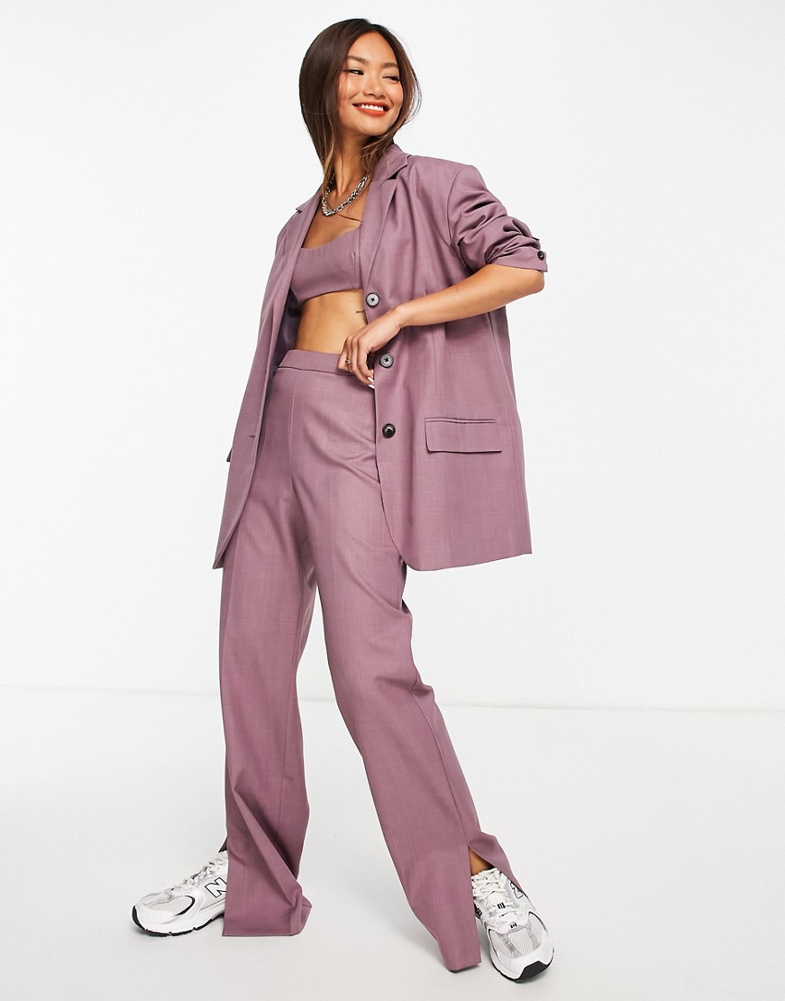 Topshop-fioletowa-jednorzedowa-marynarka-oversize-M-3 Topshop-fioletowa-jednorzedowa-marynarka-oversize-M