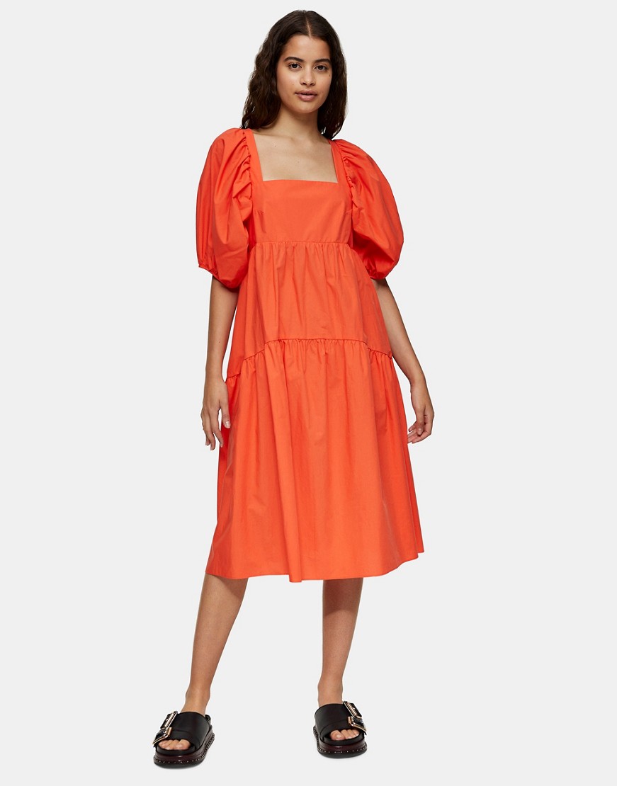 Topshop-warstwowa-luxna-sukienka-midi-pomaranczowa-40-2 Topshop-warstwowa-luxna-sukienka-midi-pomaranczowa-40