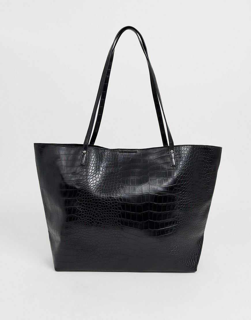 Torba na zakupy z imitacji skóry krokodyla Torba-na-zakupy-z-imitacji-skory-krokodyla