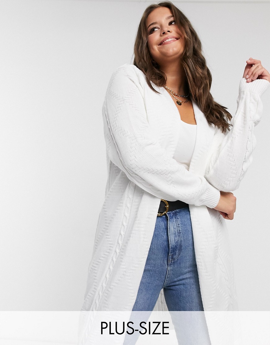 Unique21 damski biały prosty sweter plus size defekt 42 Unique21-damski-bialy-prosty-sweter-defekt-42