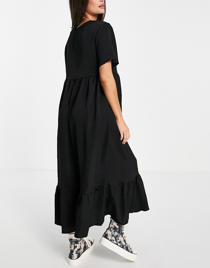 Urban-Bliss-Maternity-czarna-luzna-sukienka-midi-M-1 Urban-Bliss-Maternity-czarna-luzna-sukienka-midi-M