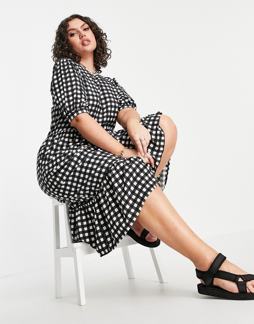 Urban-Bliss-czarna-sukienka-midi-w-kratke-plus-size-48-3 Urban-Bliss-czarna-sukienka-midi-w-kratke-plus-size-48