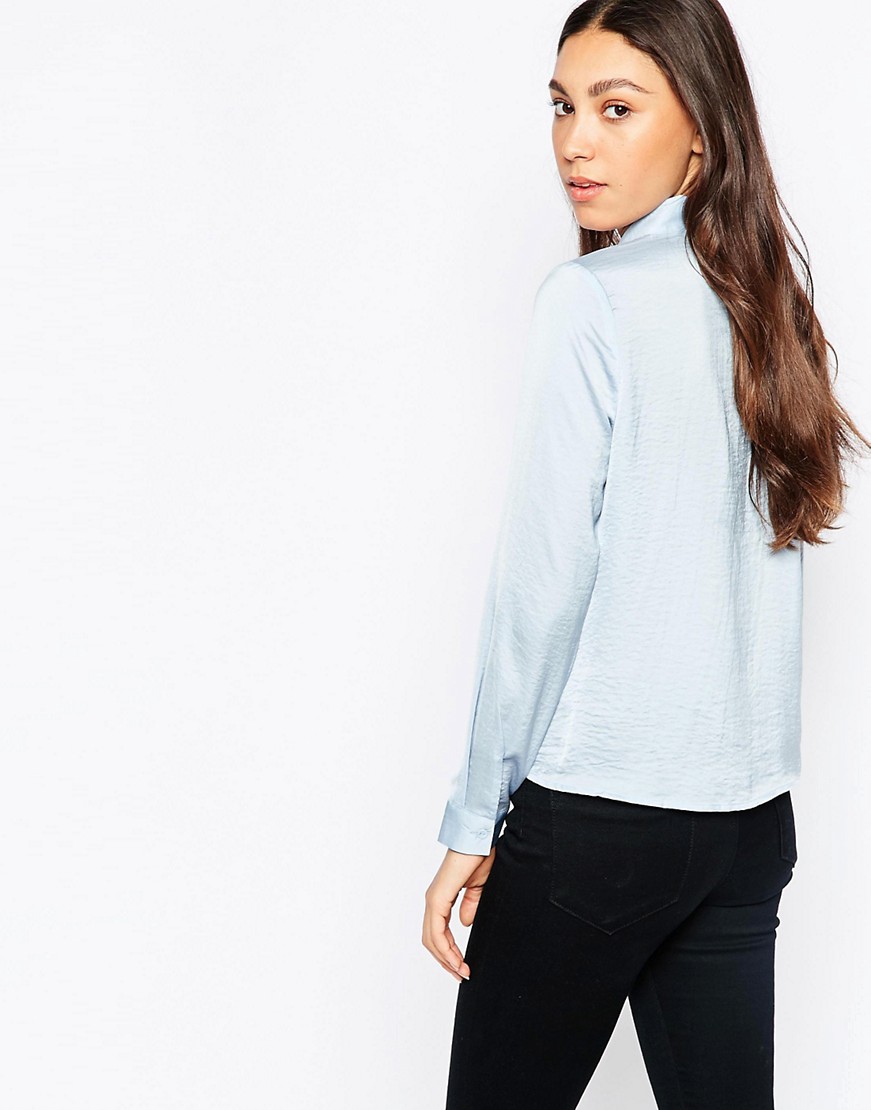 Vero-Moda-Niebieska-Koszula-dopasowana-S-36-2 Vero-Moda-Niebieska-Koszula-dopasowana-S-36