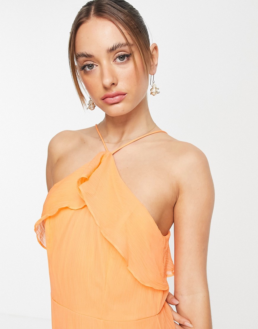 Vero-Moda-Pomaranczowa-sukienka-maxi-M-2 Vero-Moda-Pomaranczowa-sukienka-maxi-M