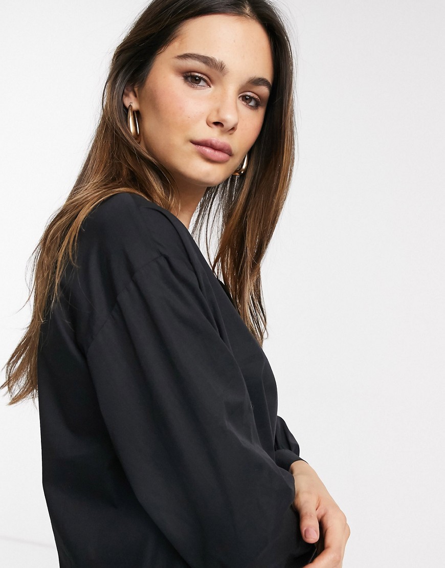 Vero-Moda-czarna-trapewowa-sukienka-z-falbanami-L-2 Vero-Moda-czarna-trapewowa-sukienka-z-falbanami-L