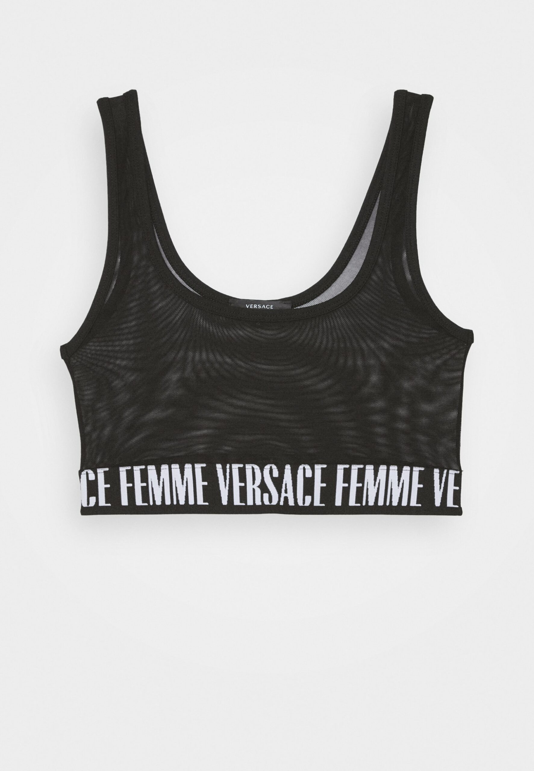 Versace biustonosz top damski czarny defekt XL Versace-biustonosz-top-damski-czarny-defekt-XL