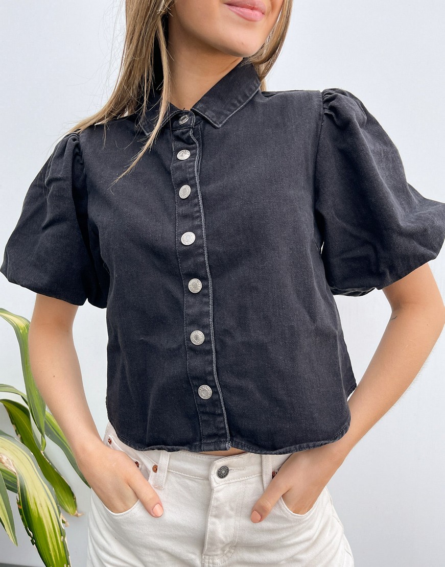 Wednesdays-Girl-Koszula-jeansowa-z-bufkami-i-guzikami-w-stylu-vintagedefekt-M-2 Wednesdays-Girl-Koszula-jeansowa-z-bufkami-i-guzikami-w-stylu-vintagedefekt-M