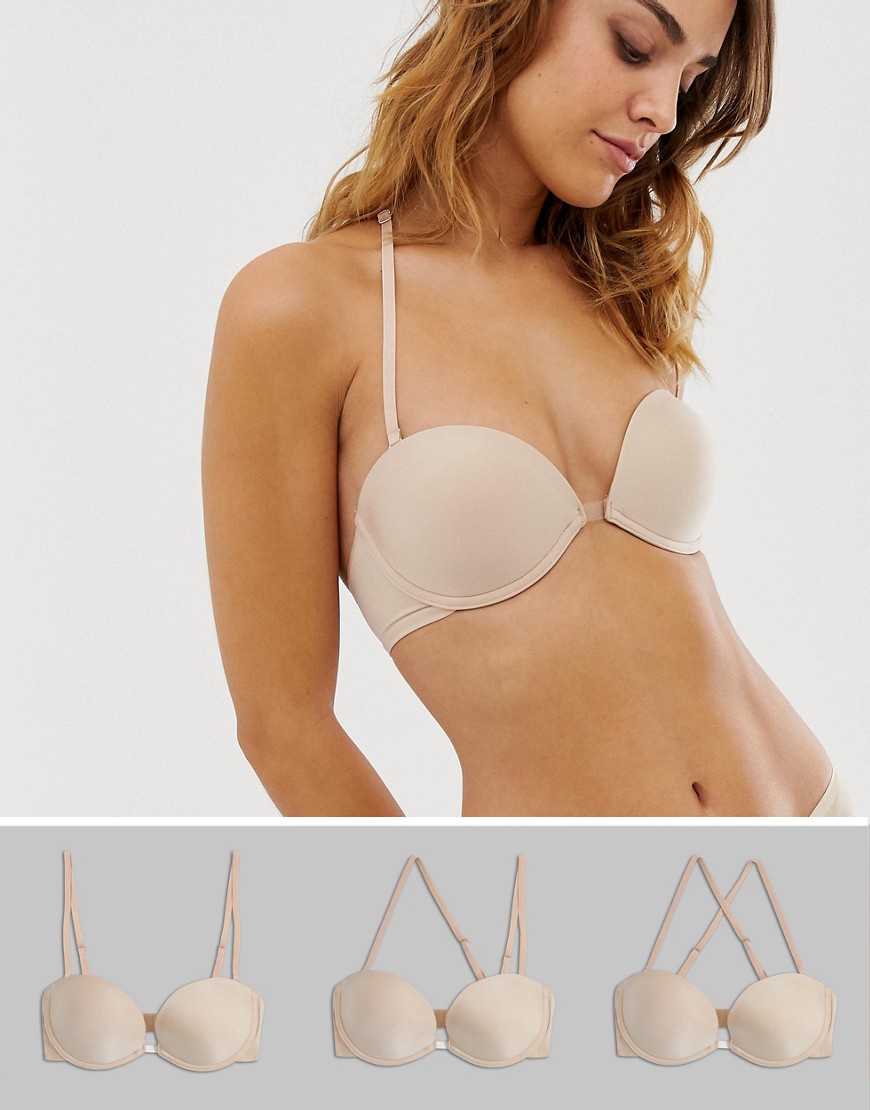 Wonderbra beżowy biustonosz ramiączka do noszenia na różne sposoby 80E Wonderbra-bezowy-biustonosz-ramiaczka-do-noszenia-na-rozne-sposoby-80E