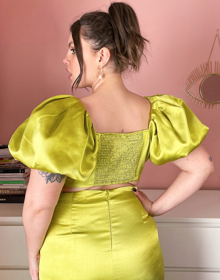 Yaura-Plus-Size-limonkowy-top-ze-skreconym-przodem-i-bufkami-48-1 Yaura-Plus-Size-limonkowy-top-ze-skreconym-przodem-i-bufkami-48