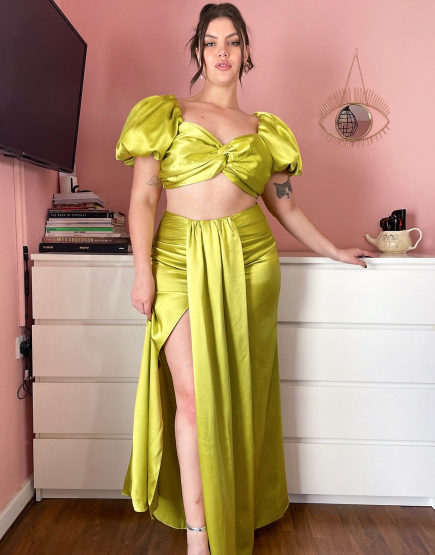 Yaura-Plus-Size-limonkowy-top-ze-skreconym-przodem-i-bufkami-48-3 Yaura-Plus-Size-limonkowy-top-ze-skreconym-przodem-i-bufkami-48