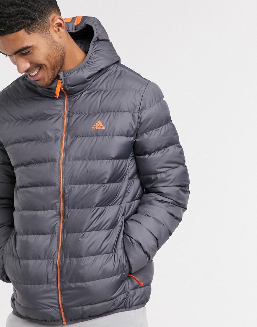 adidas szara kurtka puchowa męska defekt XL adidas-szara-kurtka-puchowa-meska-XL