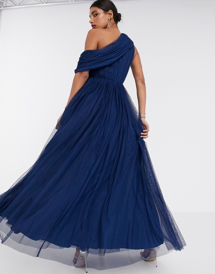 asos-design-tulle-fallen-shoulder-maxi-dress-in-navy1