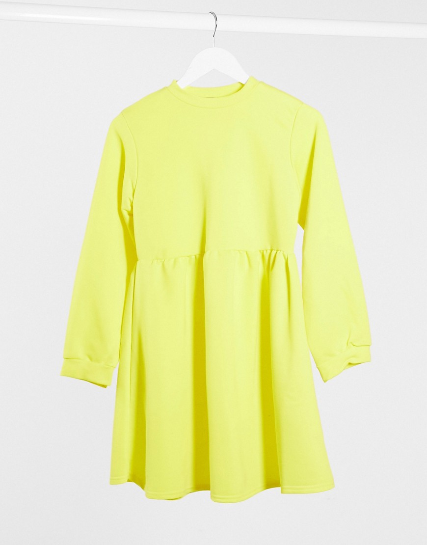 Rokoko – Luźna sukienka dresowa oversize w odcieniu Buttercup Yellow XS cf7e909c7666194c0f8675a0b710e217