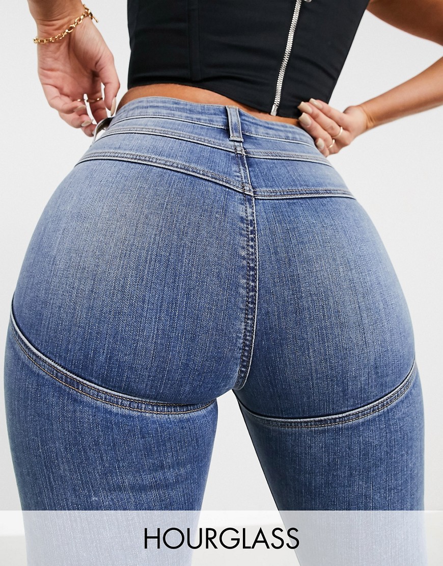 damskie niebieskie spodnie jeansowe skinny defekt W32 L32 damskie-niebieskie-spodnie-jeansowe-skinny-defekt-W32-L32